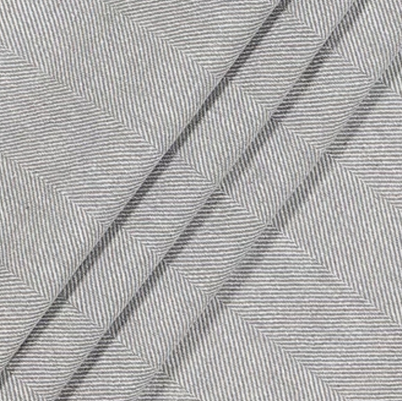 Fieldcrest Luxury Cotton Linen Harringbone Tablecloth 60 x 102 Dark Gray - Picture 4 of 8